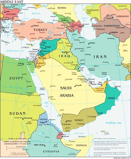 Middle East Map