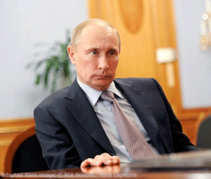 Putin at Desk