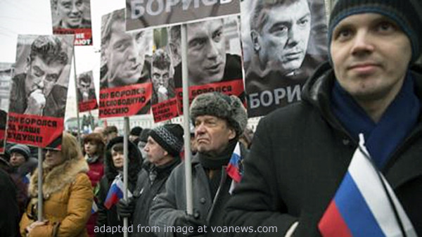 Nemtsov March of Mourning