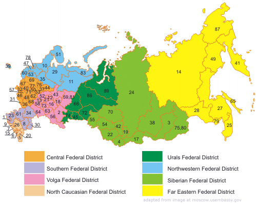 Maps Russia Profile Russian Politics 5