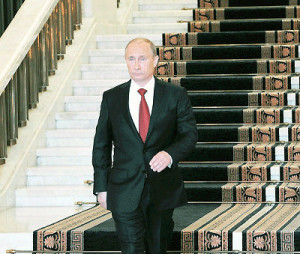 Putin Descending a Staircase