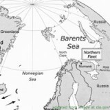 Map of Barents Sea and Polar Environs