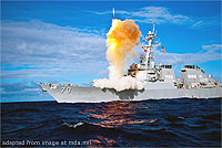 Aegis Seaborne Missile Defense Launch file photo