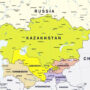 Map of CIS Central Asia and Environs