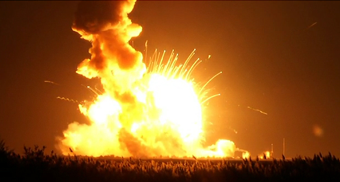 Explosion After Wallops Rocket Disaster