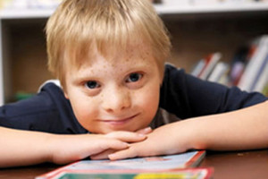 File Photo of Child with Down's Syndrome, adapted from image at cdc.gov