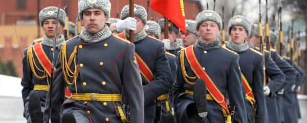 Russian Soldiers Marching