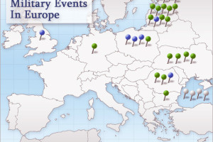 Map of U.S. Military Activities in Europe