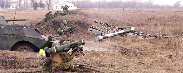 File Photo of Soldier Firing Javelin Shoulder-Mounted Anti-Tank Missile