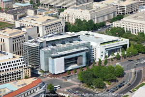 Newseum and Environs Aerial View