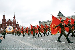 File Photo of Parade in Red Square from 2005