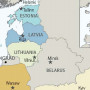 Map of Baltics and Environs, Including Kaliningrad