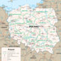Map of Poland and Environs