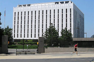 File Photo of Russian Embassy in Washington, D.C., Adapted From Image at loc.gov