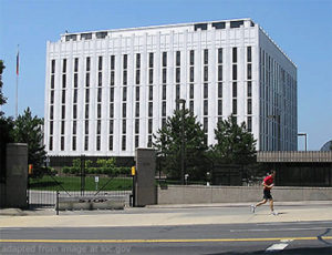 File Photo of Russian Embassy in Washington, D.C., Adapted From Image at loc.gov