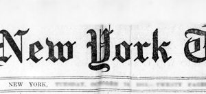 New York Times Masthead from 1913 adapted from image at loc.gov