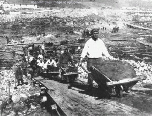 File Photo of Soviet Gulag at Belbaltlag, adapted from image at nps.gov