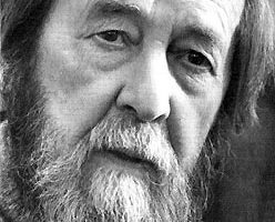 Alexander Solzhenitsyn file photo