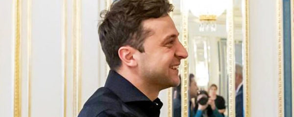 File Photo of Zelenskiy Extending Handshake, adapted from image at a subdomain of senate.gov