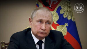 Vladimir Putin file photo, adapted from screenshot of video at shareamerica.gov