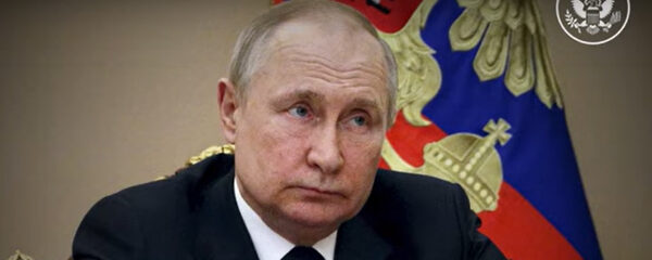 Vladimir Putin file photo, adapted from screenshot of video at shareamerica.gov