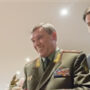 File Photo of U.S. Army Gen. Martin E. Dempsey, left, chairman of the Joint Chiefs of Staff, accepts a gift from his Russian counterpart, Gen. Valery V. Gerasimov, during a meeting in Brussels, Jan. 21, 2014. Photo adapted from image at defense.gov.