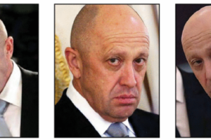 Yevgeny Prigozhin file photos, adapted from images at fbi.gov