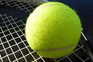Tennis Ball and Racket, adapted from stock photo featured at nps.gov