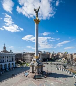 Maidan Square and Monument in Kyiv, adapted from usembassy.gov image