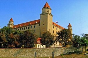 Bratislava Castle in Slovakia, file photo adapted from cia.gov image